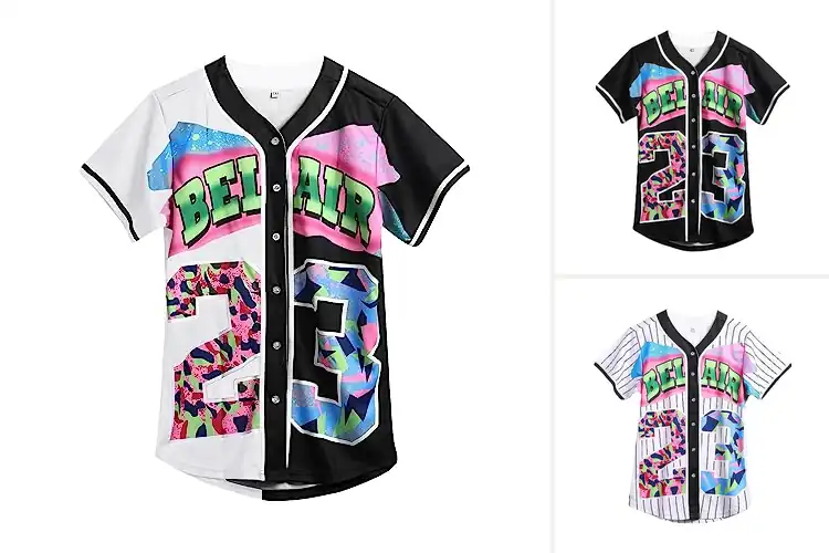 Detailed view of Best 90s Theme Party Jerseys
