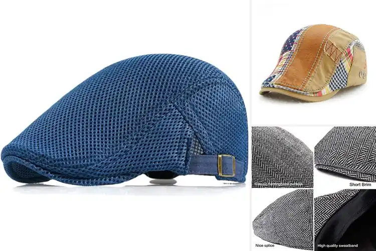Detailed view of Best Adjustable Size Newsboy Cap: Style & Comfort for All