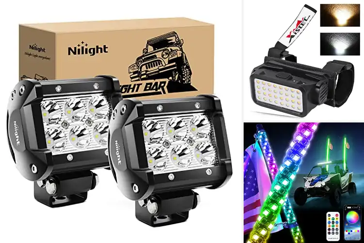 Detailed view of Best ATV Lighting Accessories for Safer, Clearer Rides