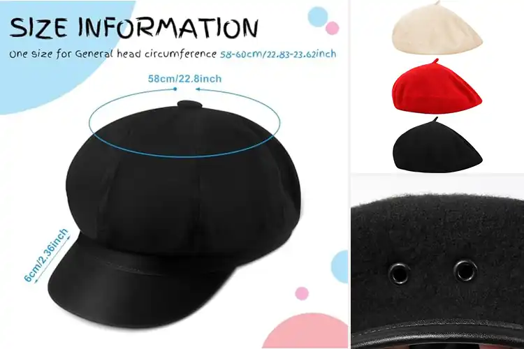 Detailed view of Best Beret Caps: Top 10 Picks for Timeless Style & Comfort
