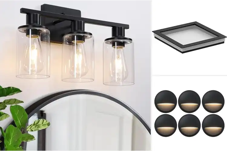 Detailed view of Best Black Coated Finish Lights