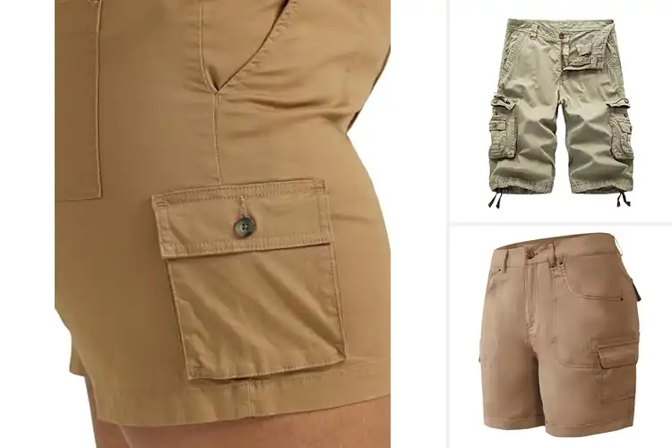 Detailed view of Best Cargo Shorts for Women