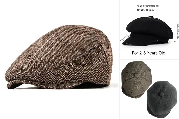 Detailed view of Best Classic Cabbie Caps