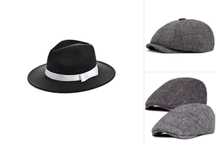 Detailed view of Best Classic Vintage Gatsby Hats