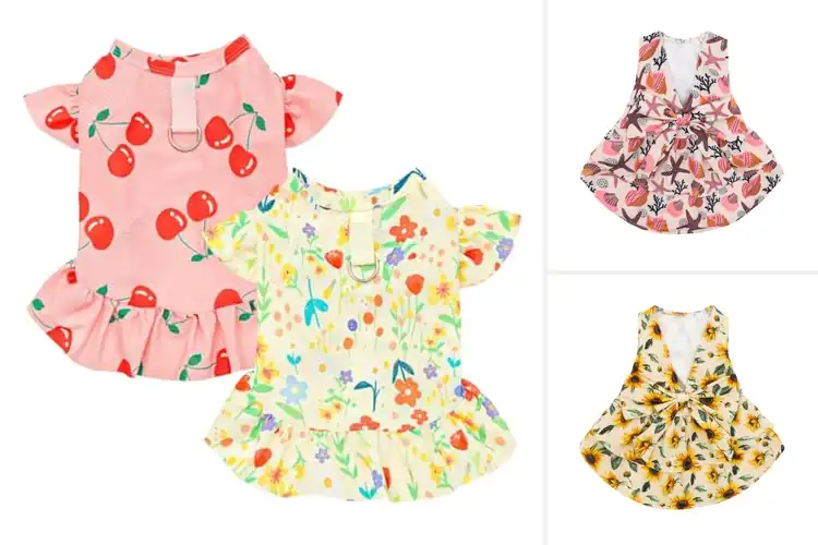 Detailed view of Best Cooling Fabric Dog Dresses