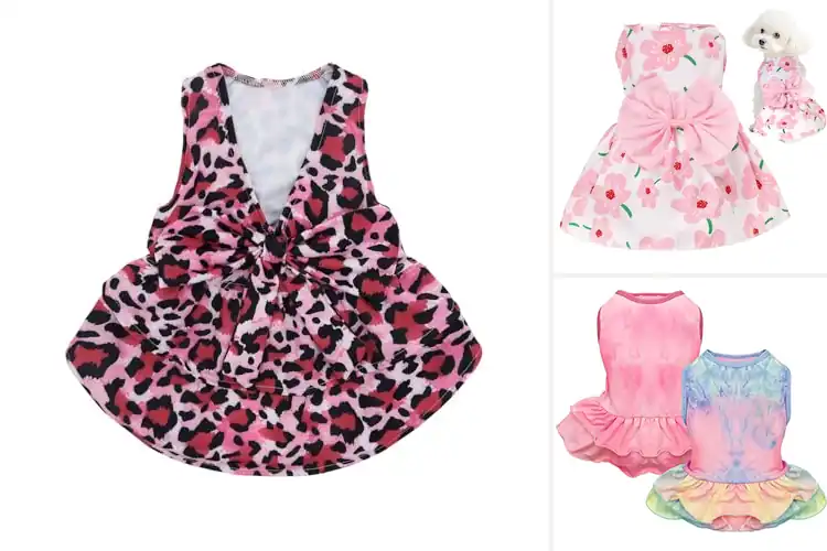 Detailed view of Best Cooling Fabric Pet Dresses