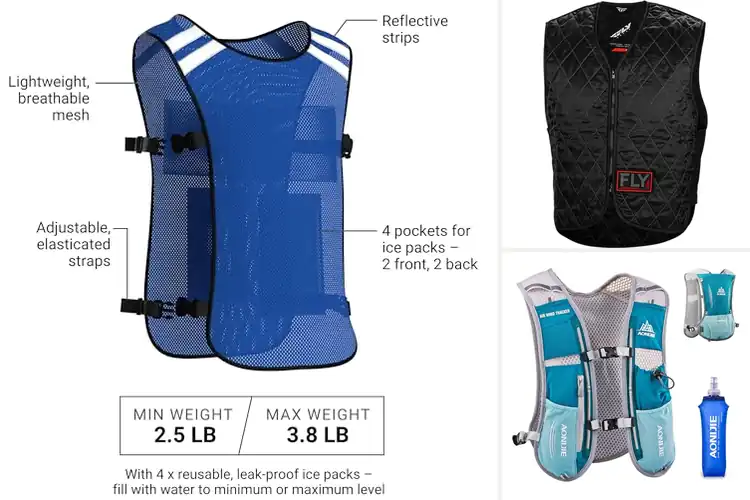 Detailed view of Best Cooling Vests For Hot Ride Hydration