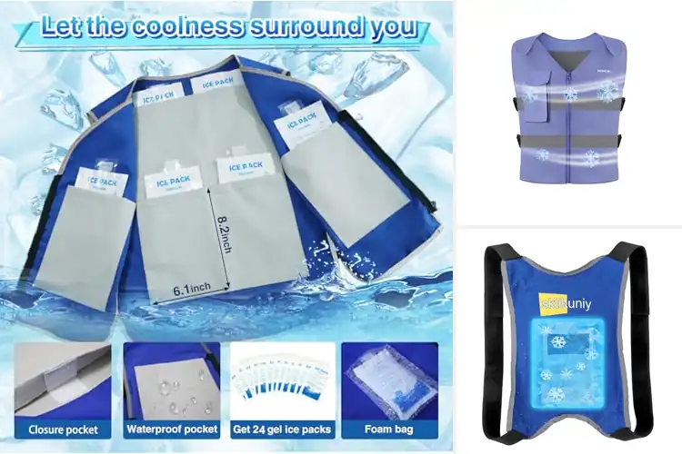 Detailed view of Best Cooling Vests for Outdoor Activities