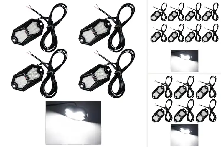 Detailed view of Best Die Cast Aluminum Housing Rock Light