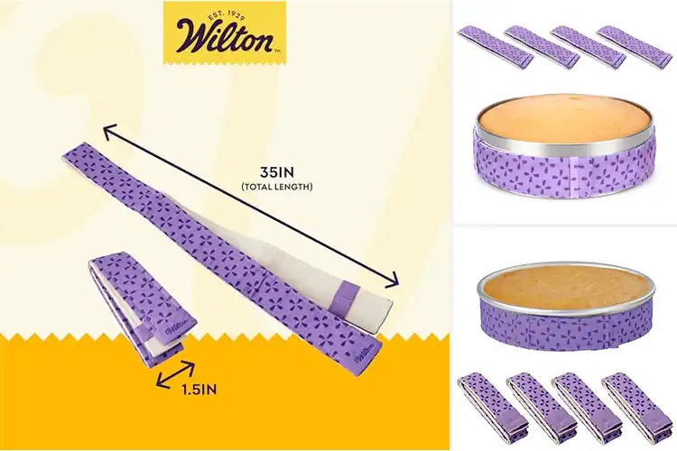 Detailed view of Best Even Baking Strips for Perfect Cake Results