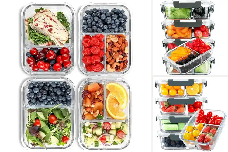 Detailed view of Best Glass Bento Boxes For Adults