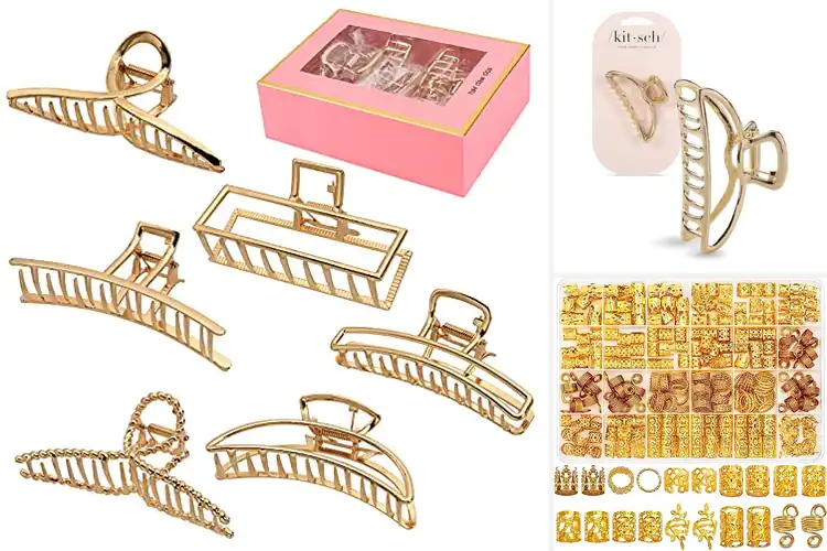 Detailed view of Best Gold Hair Clips