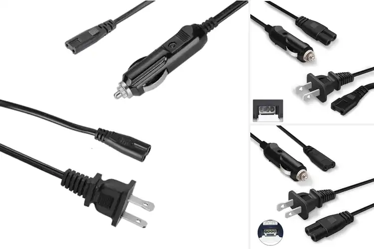 Detailed view of Best Heated Lunch Box Power Cables