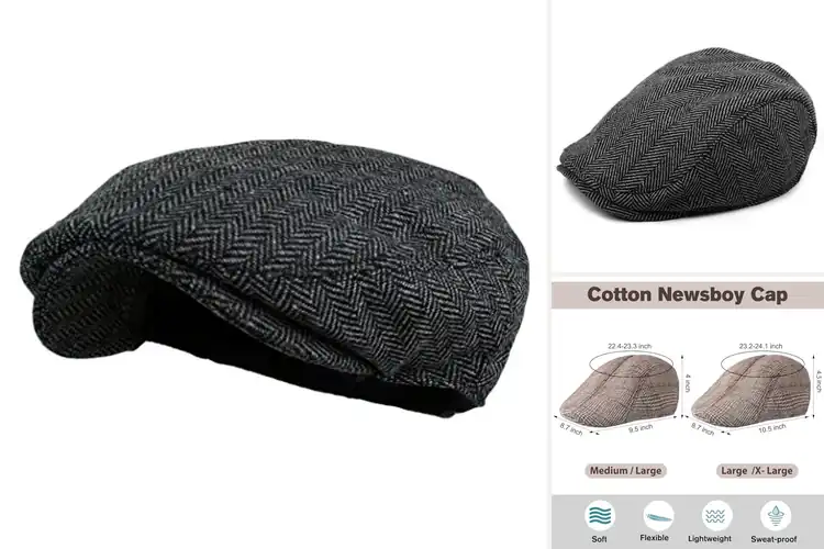 Detailed view of Best Herringbone Caps: Your Guide to Classic, Warm Style