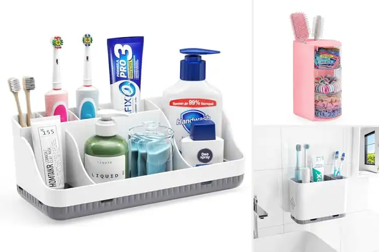 Detailed view of Best Kids Bathroom Accessory Organizer