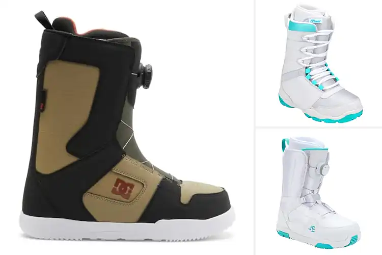 Detailed view of Best Lace Up Snowboard Boots