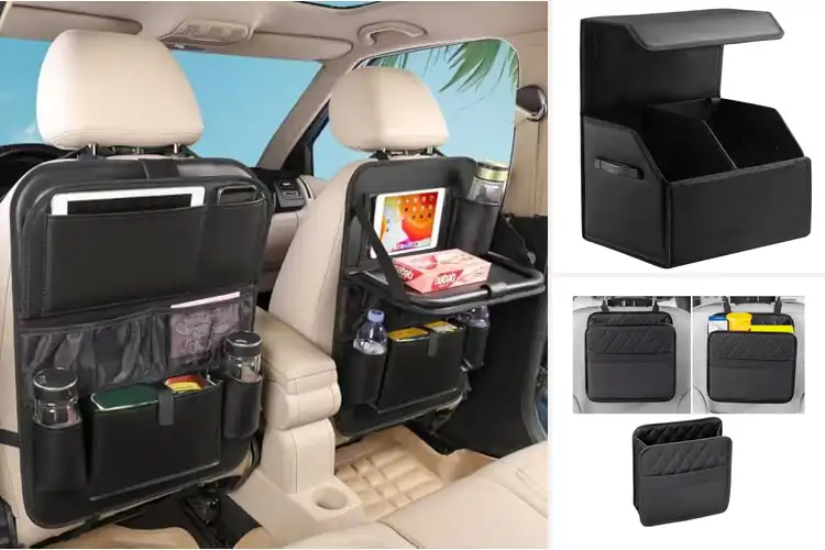 Detailed view of Best Leather Car Organizers