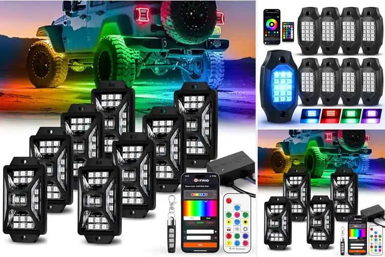 Detailed view of Best Led Rock Light For Car Exterior