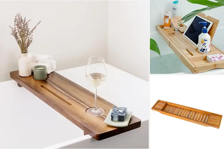 Detailed view of Best Luxury Bath Tray