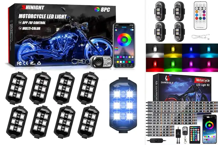 Detailed view of Best Motorcycle Accent Lights