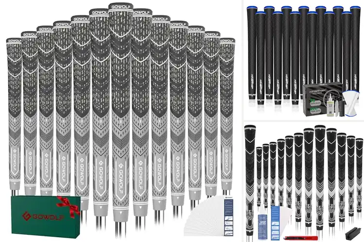 Detailed view of Best Multi-Compound Rubber Golf Grips