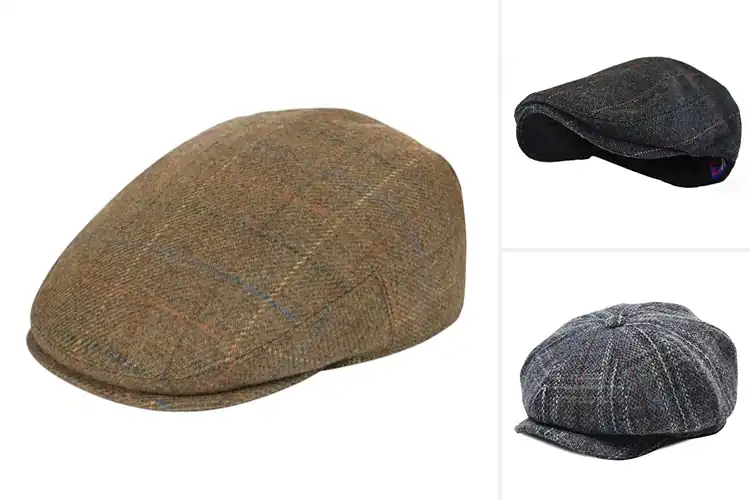 Detailed view of Best Plaid And Herringbone Wool Cap