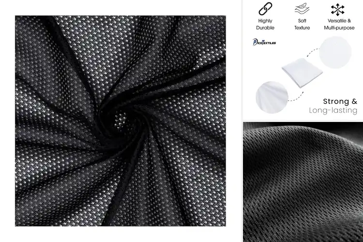 Detailed view of Best Polyester Mesh Jerseys