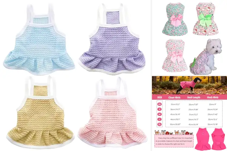 Detailed view of Best Pullover Dog Dresses