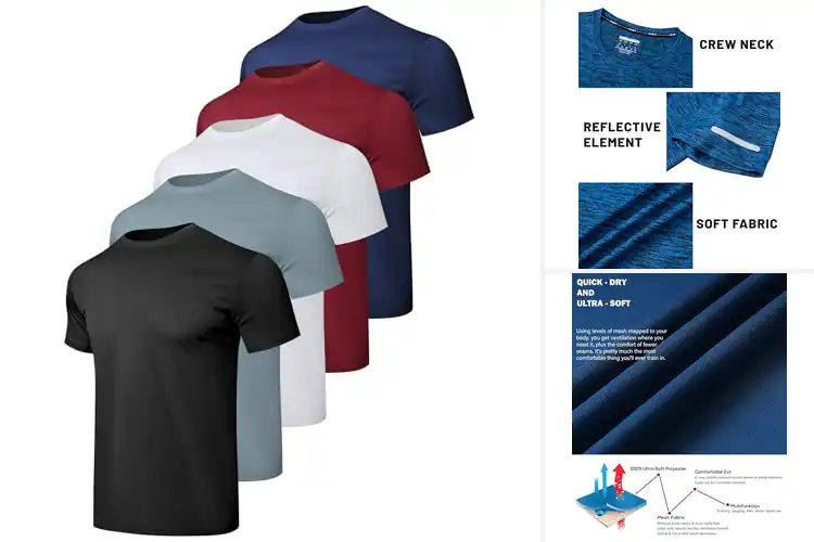Detailed view of Best Quick Dry Sports Shirts