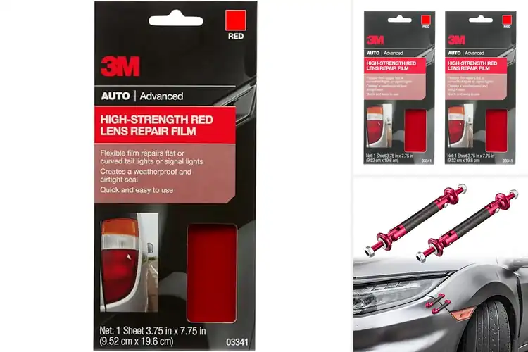 Detailed view of Best Red Auto Components: 10 Top Picks to Revamp Your Ride