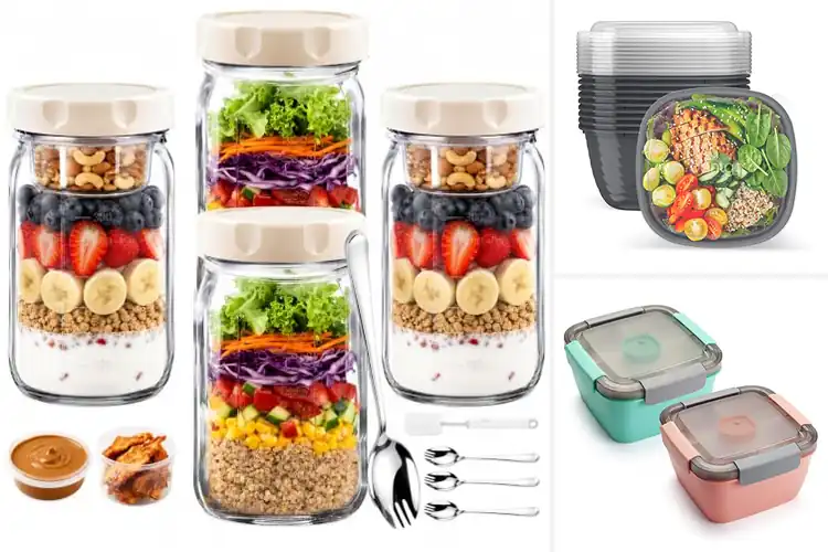 Detailed view of Best Salad Containers For Meal Prep
