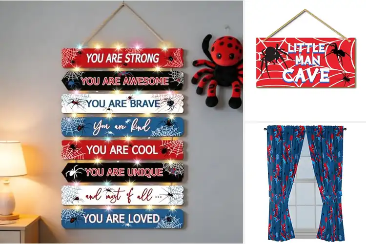 Detailed view of Best Spiderman Bedroom Decor Accessory