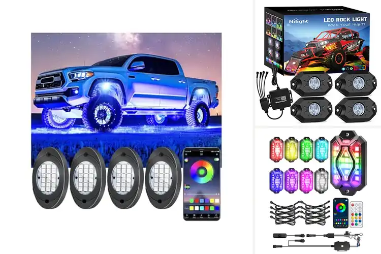 Detailed view of Best Underglow Wheel Well Lights Waterproof