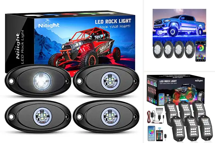 Detailed view of Best Underglow Wheel Well Pods