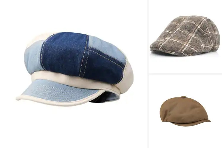 Detailed view of Best Vintage Gatsby Style Newsboy Hat