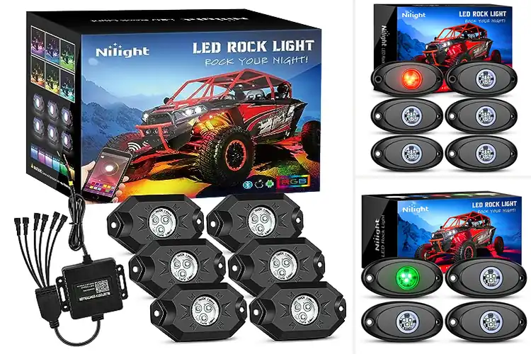 Detailed view of Best Waterproof Wheel Well Pods for a Bold, Bright Upgrade