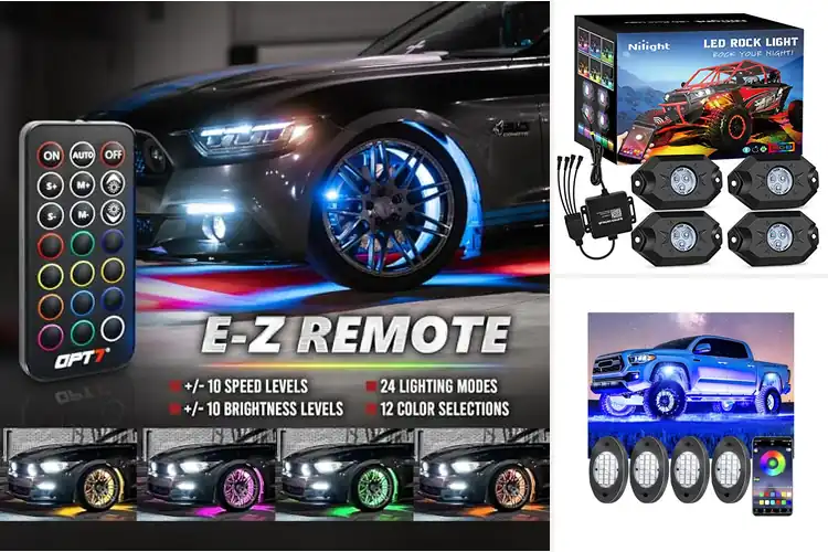 Detailed view of Best Wheel Well LED Pods