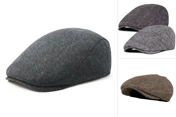 Detailed view of Best Wool Blend Flat Caps