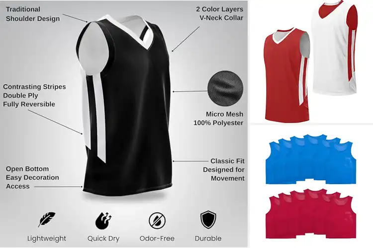 Detailed view of Best Youth Basketball Jerseys: Top Picks for Comfort & Style
